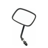 Custom Chrome Black Right Rear-View Mirror Short Stem Fit For Harley